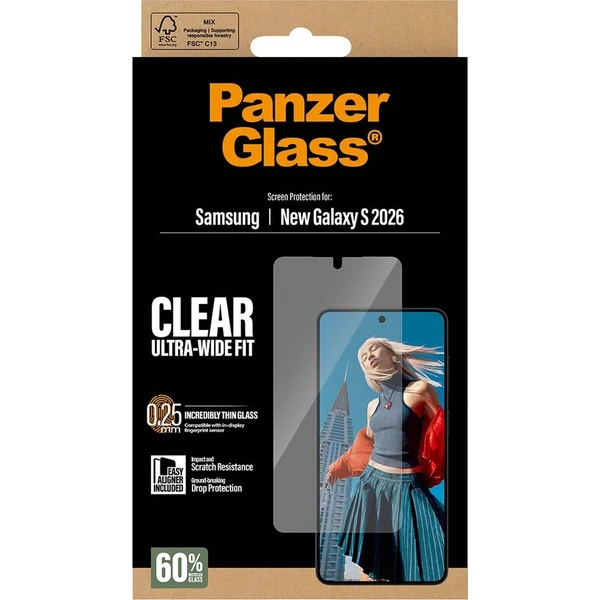 PanzerGlass® Ultra-Wide Fit sklo s instalačním rámečkem Samsung Galaxy S26 - Ochranné folie a skla - Obrázek d_7fc0bfd05354435abc0733ade194806a