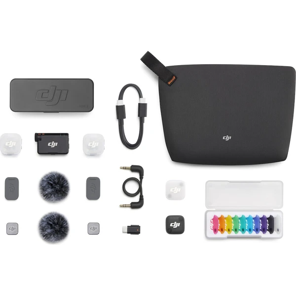 Bezdrátový mikrofon DJI Mic Mini 2 s magnetickými kryty (2 TX + 1 RX + Charging Case)