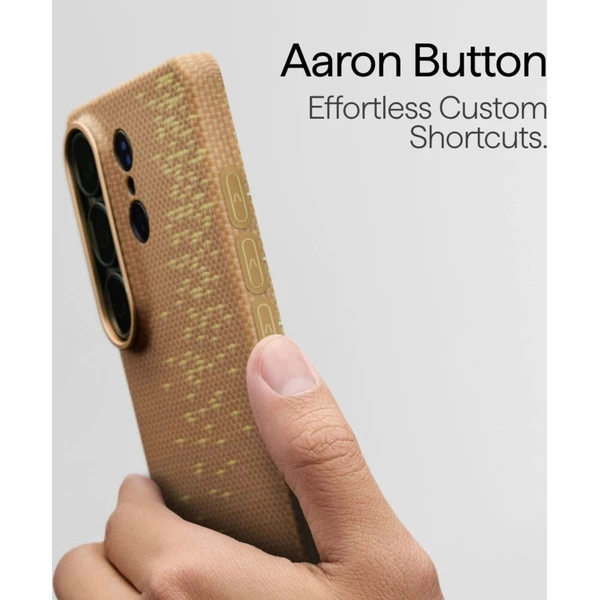 Pitaka Edge Case MagSafe kryt Samsung Galaxy S26 Ultra Golden Glint - Pouzdra - Obrázek d_80336fbb4bd24bd6a89ae9f2e0581a33