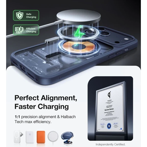 Torras Guardian MagSafe kryt iPhone 17 Pro midnight blue - Pouzdra - Obrázek d_8047315e9fb34f5a9dfaf8aa9d1440ea