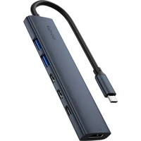 Epico UltraHub 6in1 Slim Alu USB-C Hub EH20 temně inkoustový - USB huby