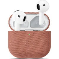Epico SolidWoven Case pouzdro pro AirPods 4/AirPods 5 siensky hnědé - Pouzdra