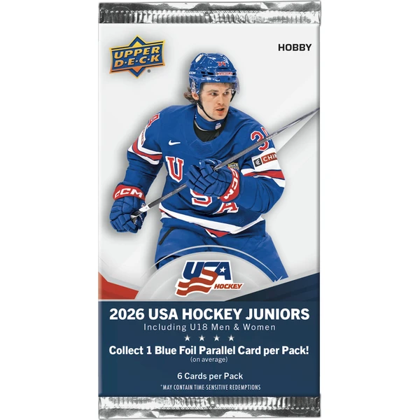 Hokejové karty 2026 Upper Deck Team USA Juniors Hockey Hobby Box - Hokejové karty - Obrázek d_80e2e6b077374e12a6acaa9a390eee4d