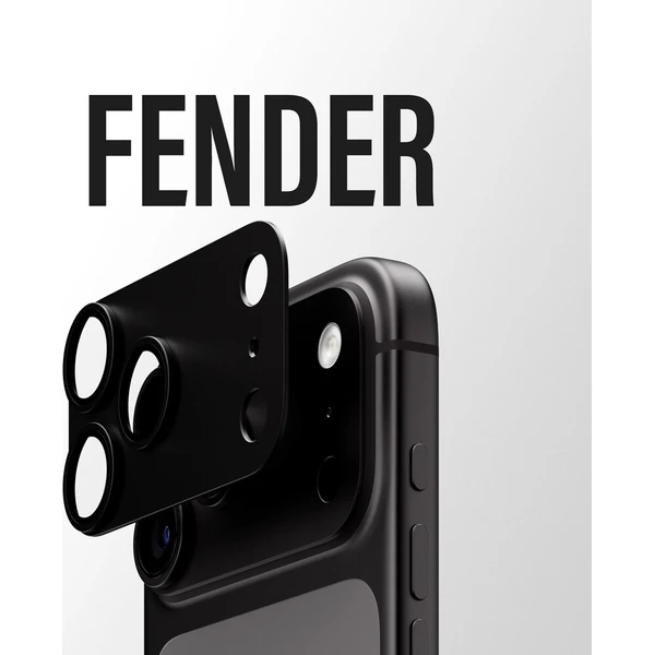 PanzerGlass FENDER hliníková ochrana fotoaparátu iPhone 18 Pro Max Black (černý) - Ochranné folie a skla - Obrázek d_80f8712edf8c443188487ea17b8d893b