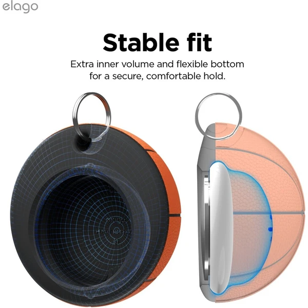 ELAGO Sport Edition Rugby pouzdro pro Apple AirTag hnědé - Pouzdra - Obrázek d_81158d6fd74f47fcb5ae5aacd4d140e0
