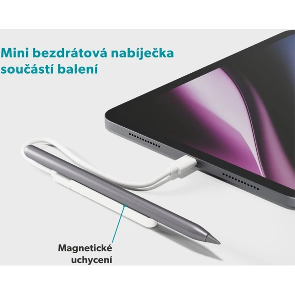 Epico Pen magnetický stylus s nabíječkou vesmírně šedý - Stylusy - Obrázek d_81638ad0bda34d4b956700a6e432ac42