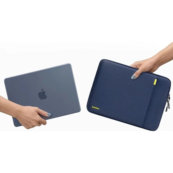 tomtoc Defender A13 sleeve pouzdro 13" MacBook Neo tmavě modré - Pouzdra - Obrázek d_824a52f569a24d409b54ffa928ac30fc