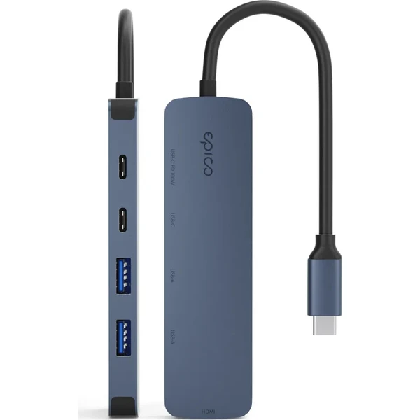 Epico UltraHub 5in1 Slim Alu USB-C Hub EH15 indigo - USB huby - Obrázek d_8301335f79024173bef8401c1bba8e4f