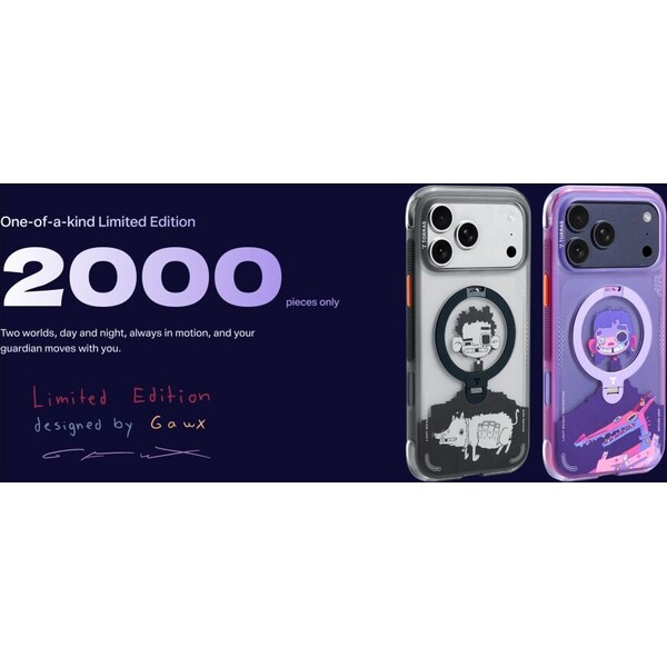 Torras Ostand Q3 Air Gawx Limited MagSafe kryt iPhone 17 Pro Neon night muse - Pouzdra - Obrázek d_8362bebaf5b348d28faad5c11a484e8d