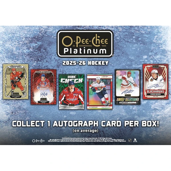 Hokejové karty 2025-26 Upper Deck O-Pee-Chee Platinum Hockey Blaster Box - Hokejové karty - Obrázek d_85b207321c73448bb9beebb1bc077040