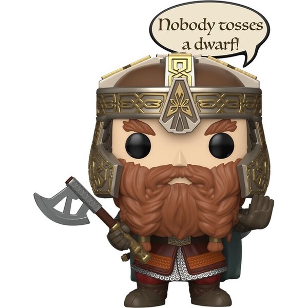 Funko POP! #2028 Movies: The Lord of the Rings – Gimli (Nobody Tosses a Dwarf)