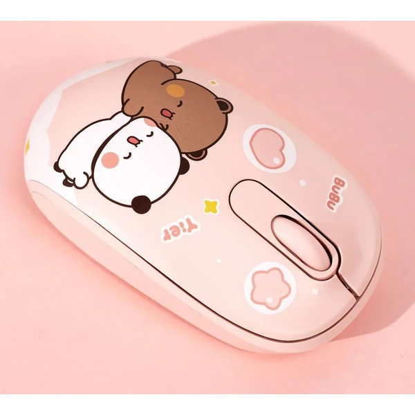 Akko x Dudu and Bubu Smart1 bezdrátová myš růžová - Myši - Obrázek d_8658574a114c48c2af62736d174f9367