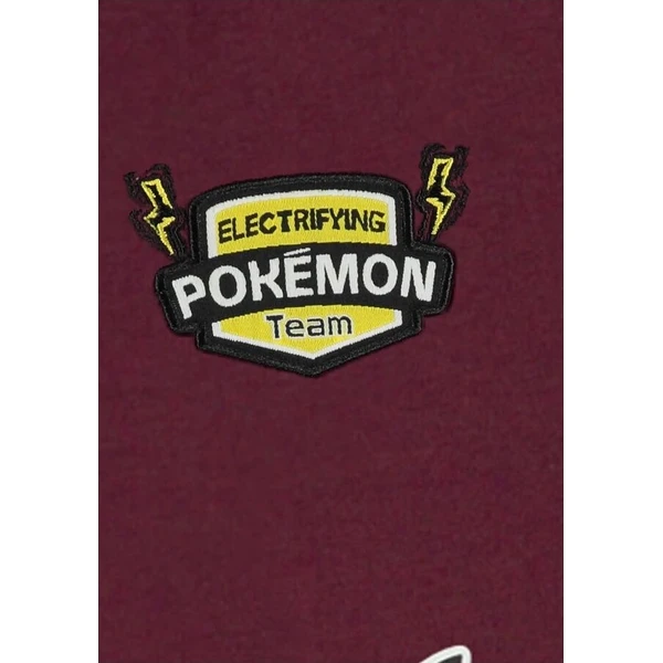 Tričko Pokémon - Pikachu Wine Red (Loose Fit) M - Trička - Obrázek d_86b85bd60c934b9699a3d336401dc7dd
