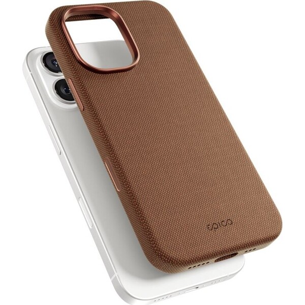 Epico SolidWoven Pro Mag+ Case kryt iPhone 17 siensky hnědý
