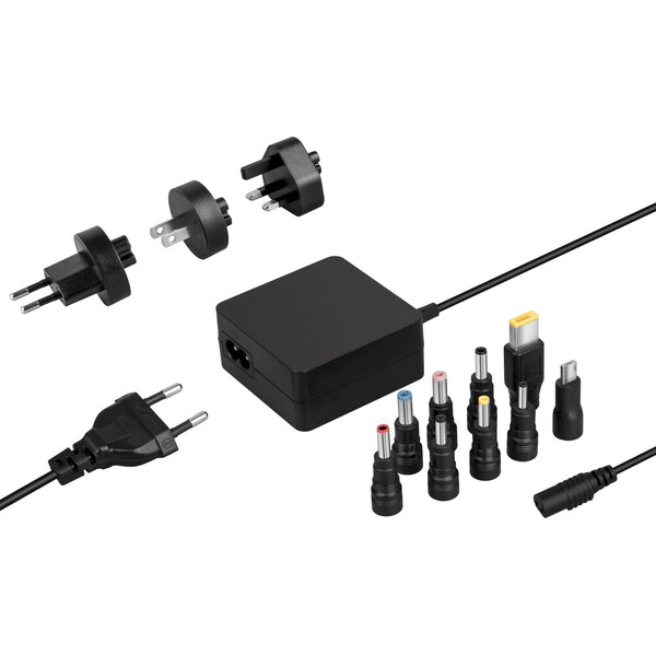 AVACOM QuickTIP 45W univerzální adaptér pro notebooky ADAC-UNV-A45W Černá
