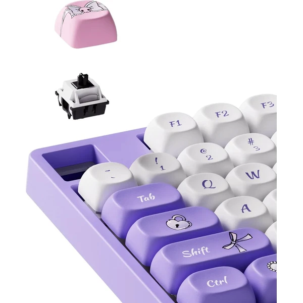 Akko x Kuromi 5108B Plus Akko V3 Pro Piano bezdrátová herní klávesnice (US) - Klávesnice - Obrázek d_87a4a6a1205d425ea33e1b9fead31ca8