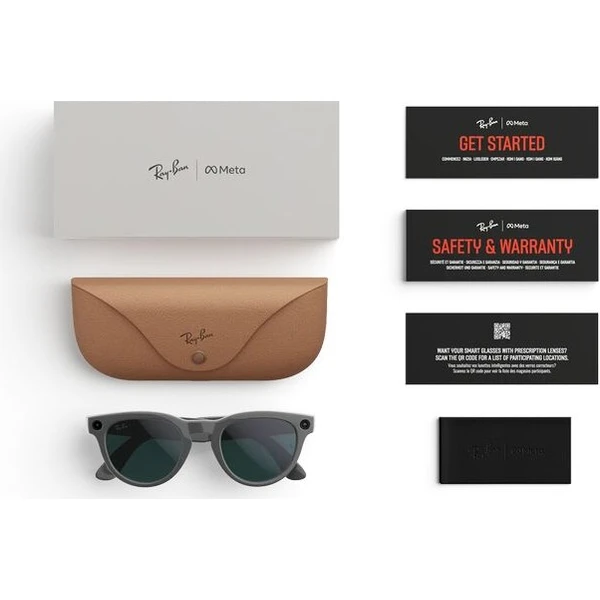Meta RAY-BAN Headliner Gen2 (Standardní) chytré lesklé brýle (zatmavovací - čiré/smaragdové) šedé - AR brýle - Obrázek d_87c0afe74b7e45a396b8d9ae4978081a