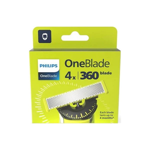 Philips výměnné břity 360 pro Philips OneBlade (4ks) - Náhradní díly - Obrázek d_87cf9d7deac044e3bd7dc3aec4b12685