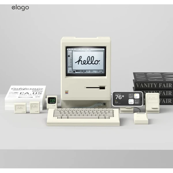 ELAGO M4 Macintosh MagSafe nabíjecí stojánek pro iPhone - Pouzdra - Obrázek d_87ec68681c404ccbbd3aafcaaeae98f2