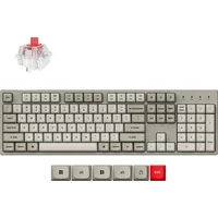 Keychron C2 Pro 8K Keychron Super Red herní klávesnice (US) retro - Klávesnice