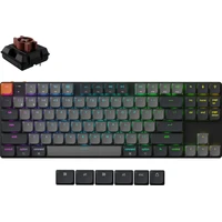 Keychron K1 V6 Keychron Low Profile Brown bezdrátová herní klávesnice (US) černá - Klávesnice