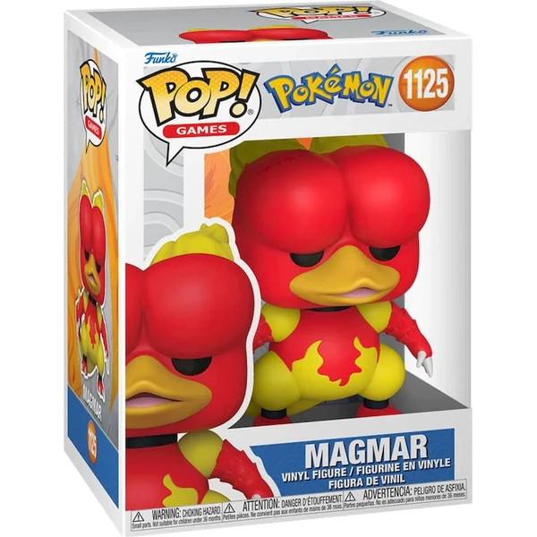 Funko POP! #1125 Games: Pokemon - Magmar - Funko POP! - Obrázek d_8af70c10a5ad48d5a4055895b54c23c9