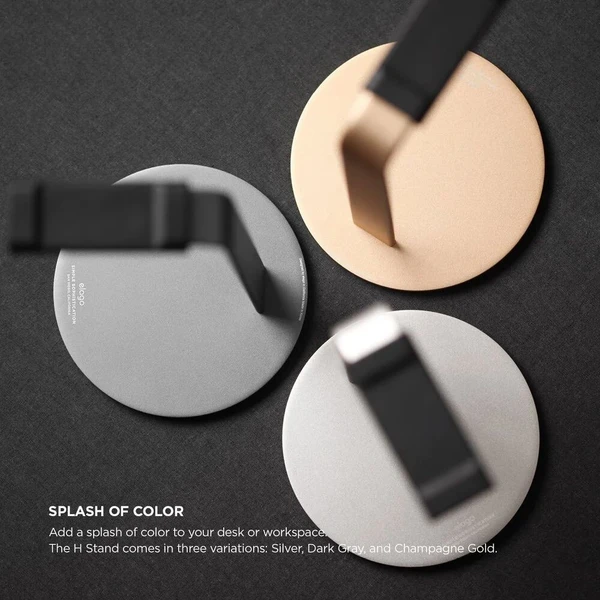 ELAGO H Stand hliníkový stojánek pro AirPods Max/náhlavní sluchátka zlatý - Stojánky - Obrázek d_8b0185e1044549f080bb96d24e4386b9