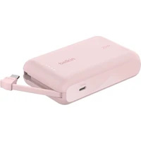 Belkin BOOST CHARGE™ USB-C PowerBanka s integrovaným USB-C kabelem, 10000mAh, PD, 20W růžová - Powerbanky