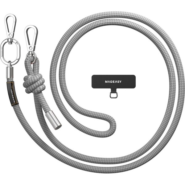 MagEasy Strap Lanyard 8.3mm univerzální popruh Gray