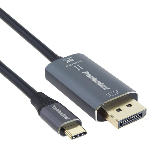 PremiumCord USB-C/DisplayPort 1.4 kabel 8K 2m černý - Kabely a redukce - Obrázek d_8b9f39f3c41b455d9f51ff66f4a95604