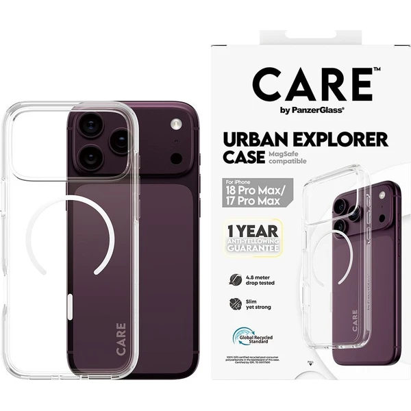 PanzerGlass CARE Urban MagSafe kryt Apple iPhone 18 Pro Max/17 Pro Max čirý/bílý - Pouzdra - Obrázek d_8c424fa14d7e4c13b1d9e051bf1e82d3
