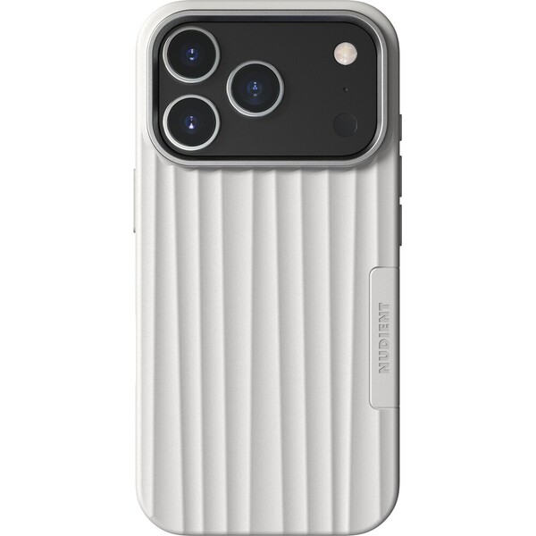 NUDIENT Bold Magsafe kryt iPhone 17 Pro/iPhone 18 Pro Chalk White