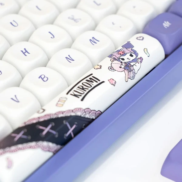 Akko x Kuromi 3108 V3 Akko Frost Pink klávesnice (US) fialová - Klávesnice - Obrázek d_8db567f9f97441b3aa765edd0bee5e95