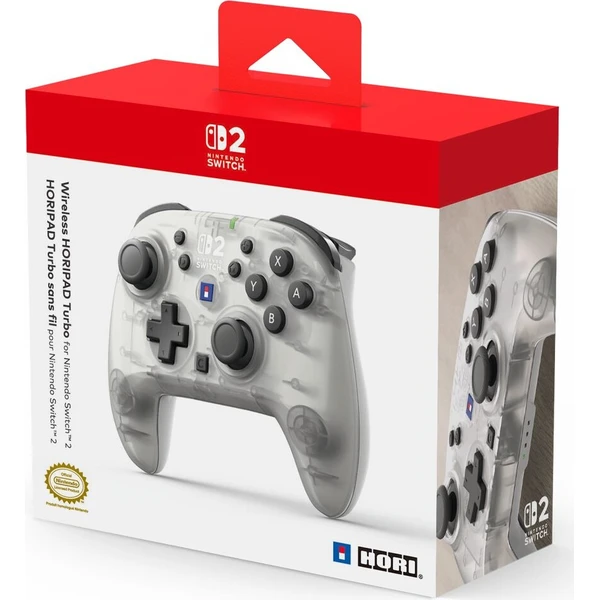 HORI HORIPAD Turbo bezdrátový herní ovladač Frost (NSW/NSW2/OLED) - Herní ovladače - Obrázek d_8dee46e46fd6460c9d0effd90358867d