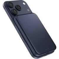 iWant by Epico UltraPack Qi2 25W Slim 5000mAh hliníková Mag+ bezdrátová powerbanka temně modrá - Powerbanky