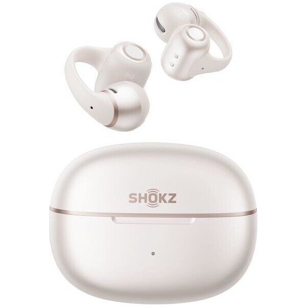 Shokz OpenDots 2 bezdrátová sluchátka bílá