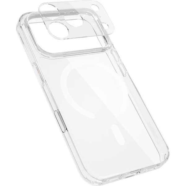 iWant Hero Mag+ MagSafe kryt pro iPhone 17 Pro + camera island protector čirý - Pouzdra - Obrázek d_8e7a7315803945ecbbe1ddcc5e49ac73