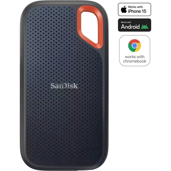 SanDisk Extreme Portable SSD disk 4TB modrý