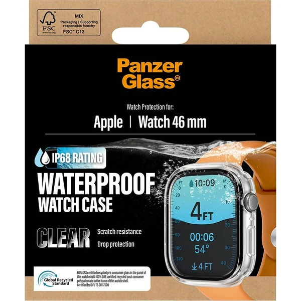 PanzerGlass Waterproof kryt s ochranným sklem Apple Watch 11/10 (46mm) čirý - Pouzdra - Obrázek d_8eaade02bdf444019407e5a661105cbd