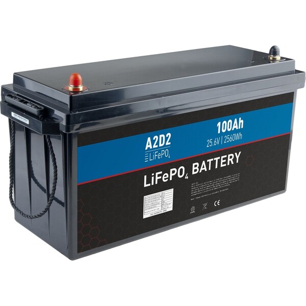 A2D2 baterie LiFePO4 25,6V 100Ah M8