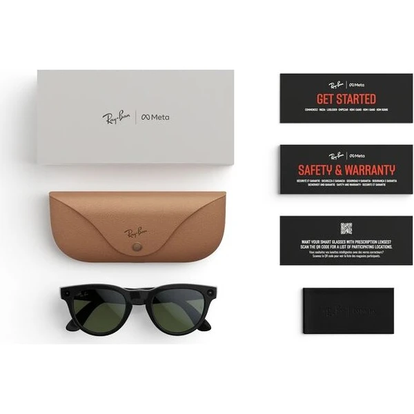 Meta RAY-BAN Headliner Gen2 (Standardní) chytré lesklé brýle (zatmavovací - čiré/zelené) černé - AR brýle - Obrázek d_8f249cd3d23947d38083dc983b528abd