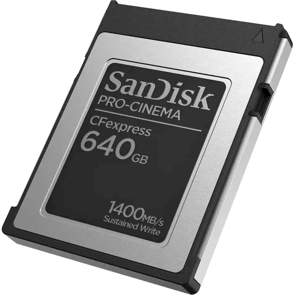 SanDisk CFexpress karta 640GB PRO-CINEMA Typ B - Paměťové karty - Obrázek d_90059900591a4df9bd77bec5b576ab1a