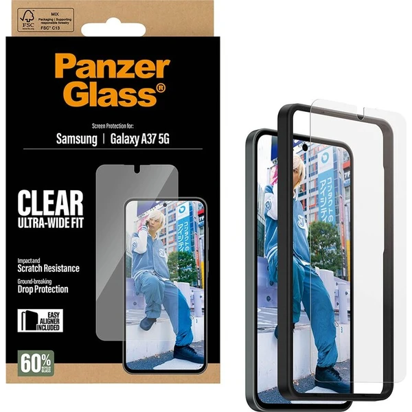 PanzerGlass® Ultra-Wide Fit sklo s instalačním rámečkem Samsung Galaxy A37 - Ochranné folie a skla - Obrázek d_90863fc9f1b34500a4e0a136939511d4