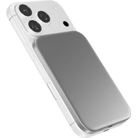 iWant by Epico UltraPack Slim 3000mAh hliníková Mag+ bezdrátová powerbanka stříbrná - Powerbanky