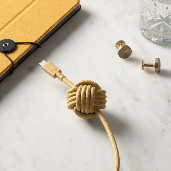 Native Union Anchor Cable USB-C/USB-C kabel, 240W, 3m, hořčicový - Kabely a redukce - Obrázek d_929862a6a5484c36bafc5b0b0a84b27a