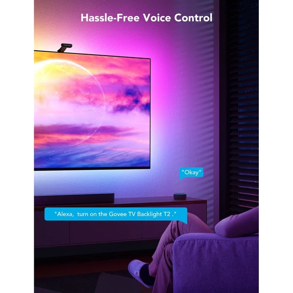 Govee DreamView T2 DUAL TV 75-85" SMART LED podsvícení RGBIC - Chytrá osvětlení - Obrázek d_92c0b74b9cb34c59a75a73d03911b214