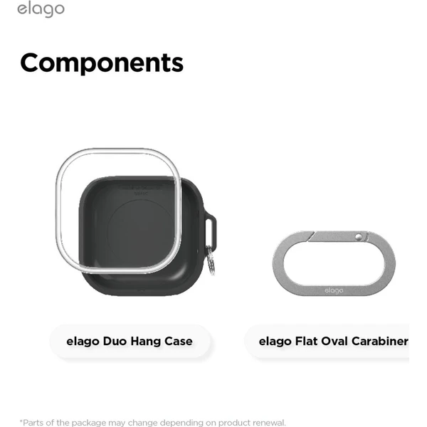 ELAGO Duo Clear pouzdro Samsung Galaxy Buds4/Buds4 Pro béžové - Pouzdra - Obrázek d_92ce62e7fc5548e8b696c7d314759b35