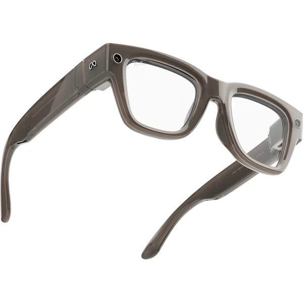 Meta RAY-BAN Display (Standardní) chytré lesklé brýle (zatmavovací čiré/šedé) šedé - AR brýle - Obrázek d_92dcaf914a2a4f7f9e386b627d0ae44f