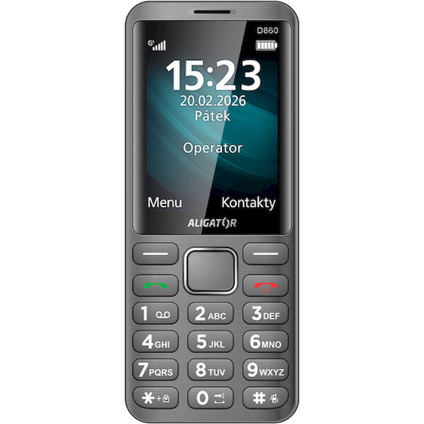 Aligator D860 AD860SR Titanová