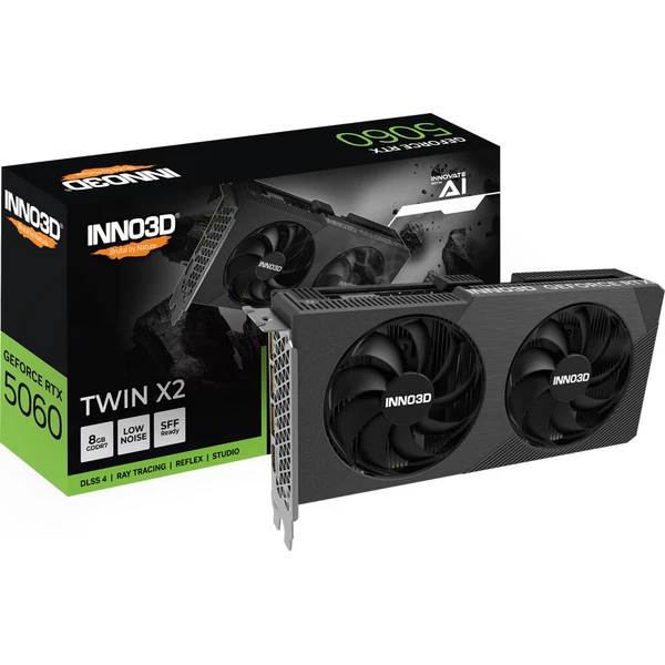 INNO3D NVIDIA GeForce RTX 5060 Twin X2 V2 8GB GDDR7 - Grafické karty - Obrázek d_94634644513349669ad7989a68ea7d71